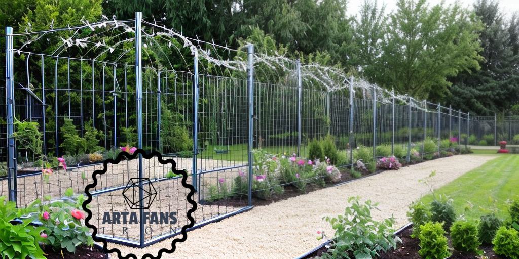 سیم خاردار برای دور باغ